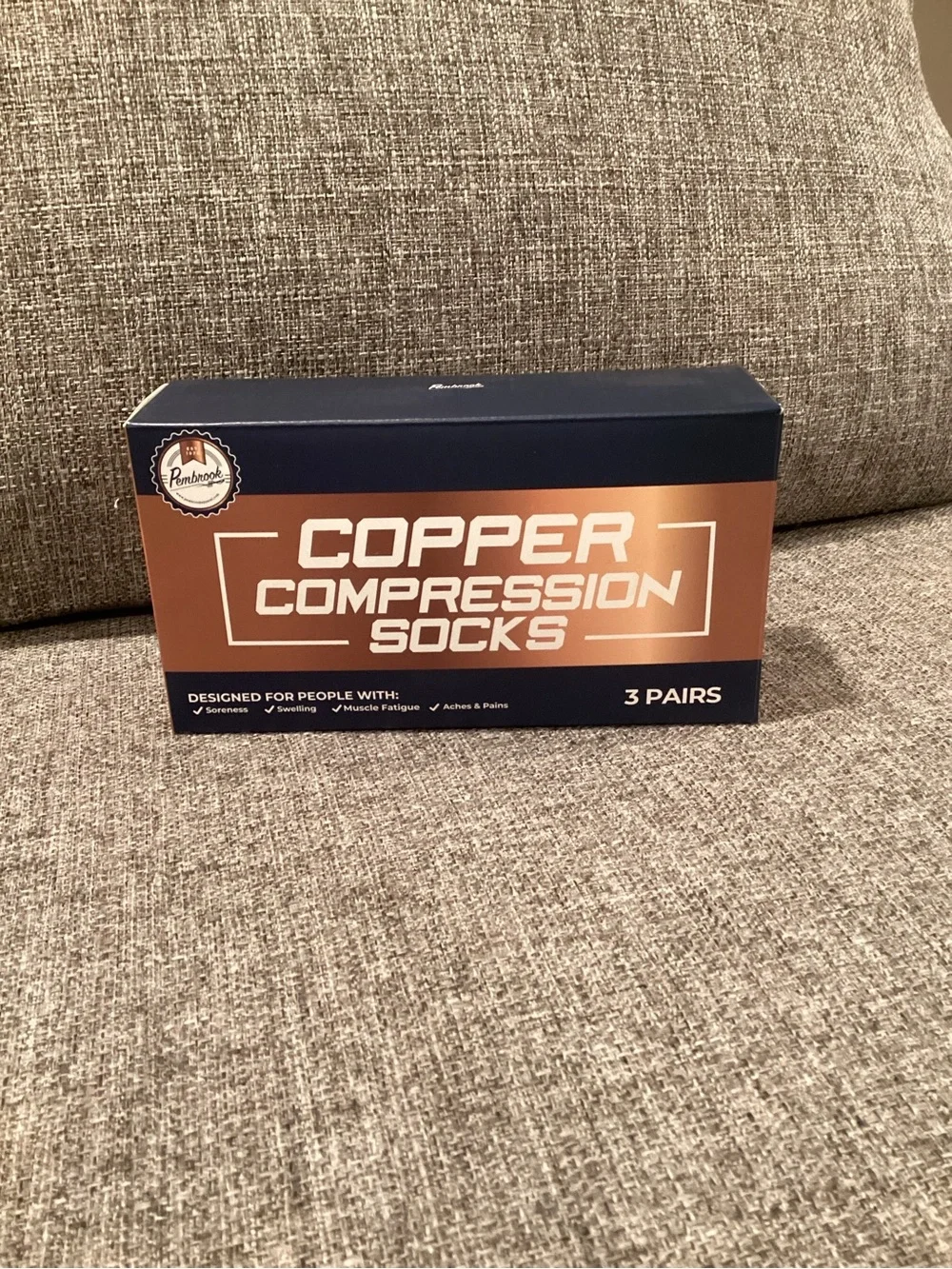 Copper Compression Socks - 3 Pairs by Rembrandt